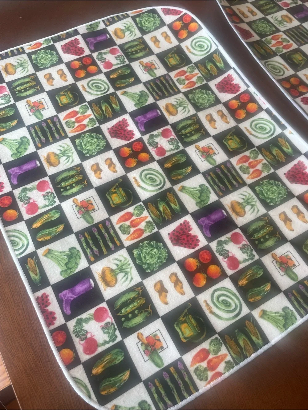 Vintage kitchen placemats